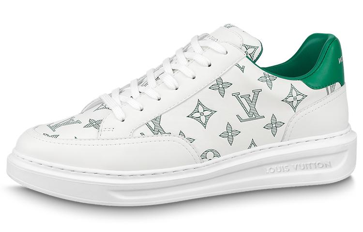 Louis Vuitton Louis Vuitton Beverly Hills Sneakers 'White Green Monogram'