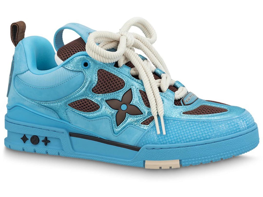 Louis Vuitton Louis Vuitton Skate Trainer Blue Brown