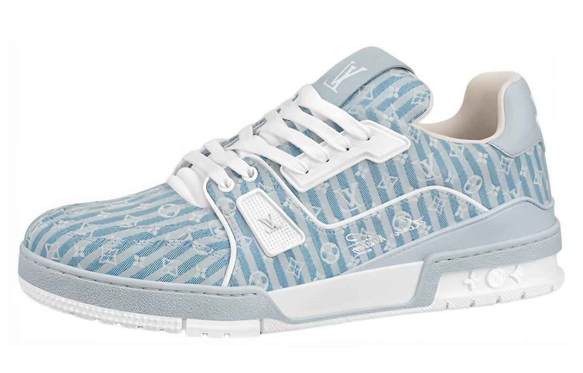 Louis Vuitton Louis Vuitton Trainer Blue Stripe Monogram