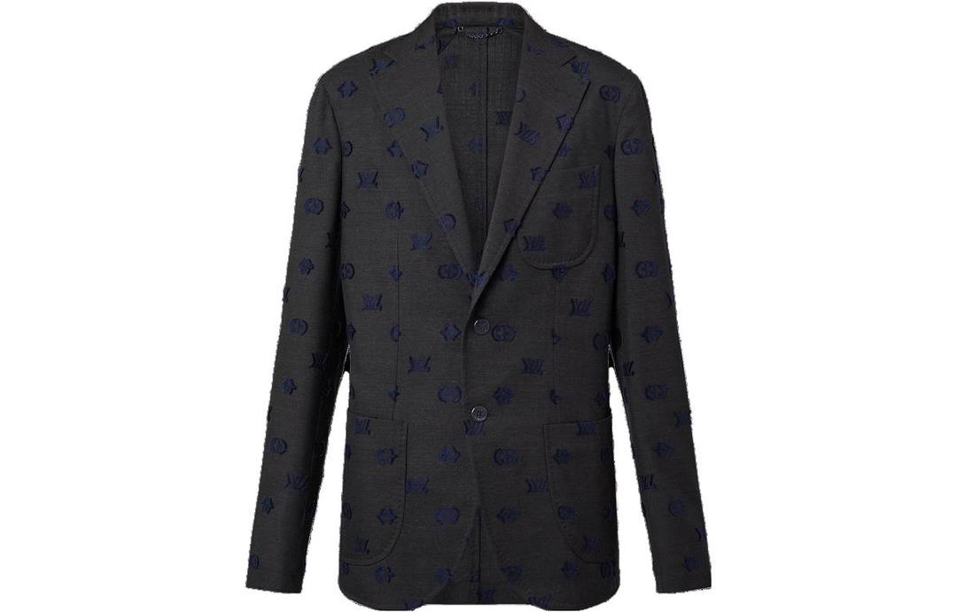 Louis Vuitton Louis Vuitton Single Breasted Wool Blend Napolitana Jacket