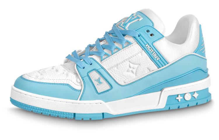 Louis Vuitton Louis Vuitton Lv Trainers 'White Monogram Blue'