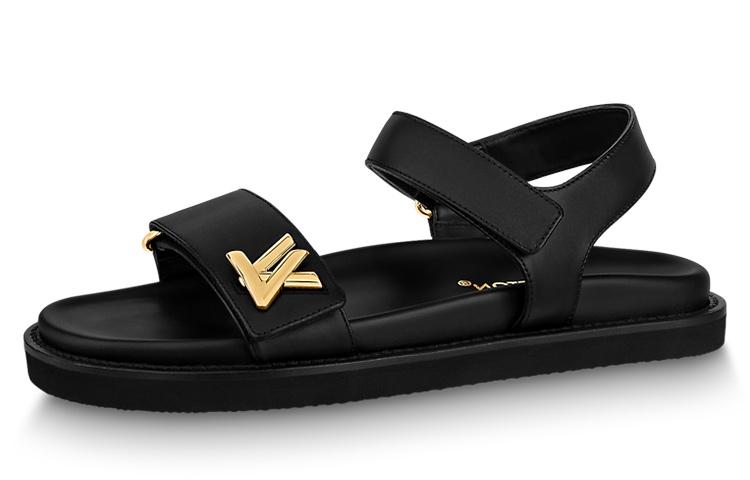 Louis Vuitton Louis Vuitton LV Sunset Beach Sandals Women's Black