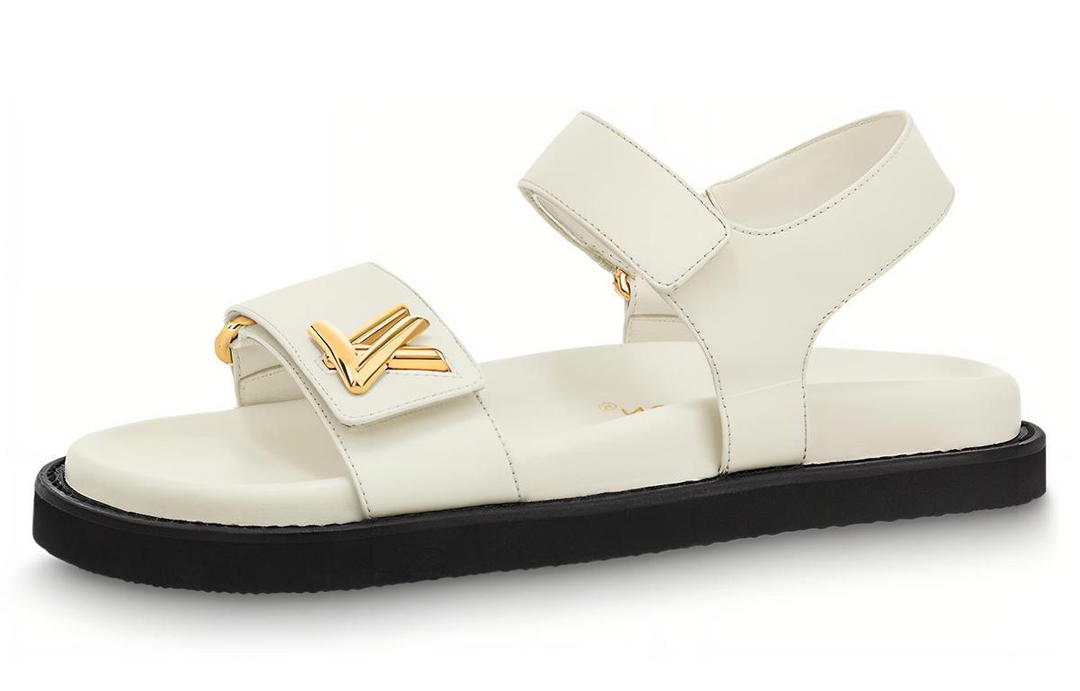 Louis Vuitton Louis Vuitton LV Sunset Beach Sandals Women's White