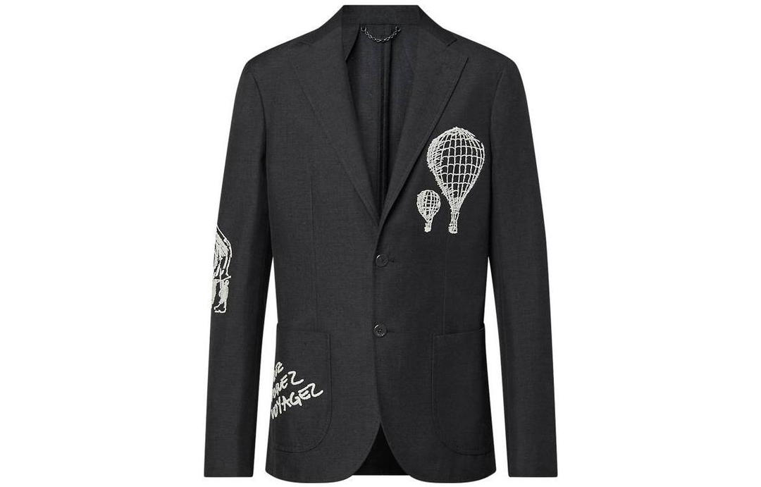 Louis Vuitton Louis Vuitton Business Suits Men Black