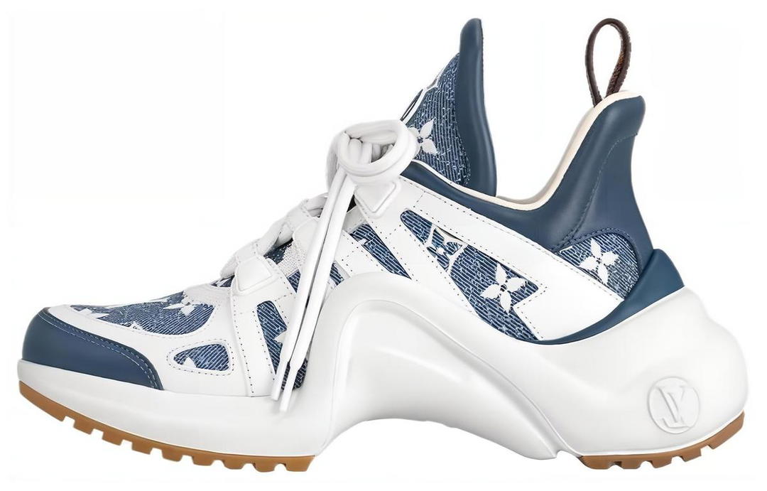 Louis Vuitton Louis Vuitton Archlight Low-Top Casual Shoes Women's Blue White