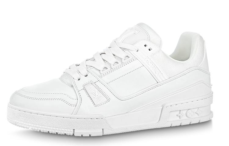 Louis Vuitton Louis Vuitton Trainer Slip Resistant Low Top Skateboard Shoes Women's White