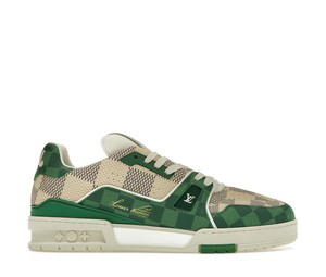 Buy Louis Vuitton LV Trainer Damier White Green at Sasom – Authentic and Ready to Ship