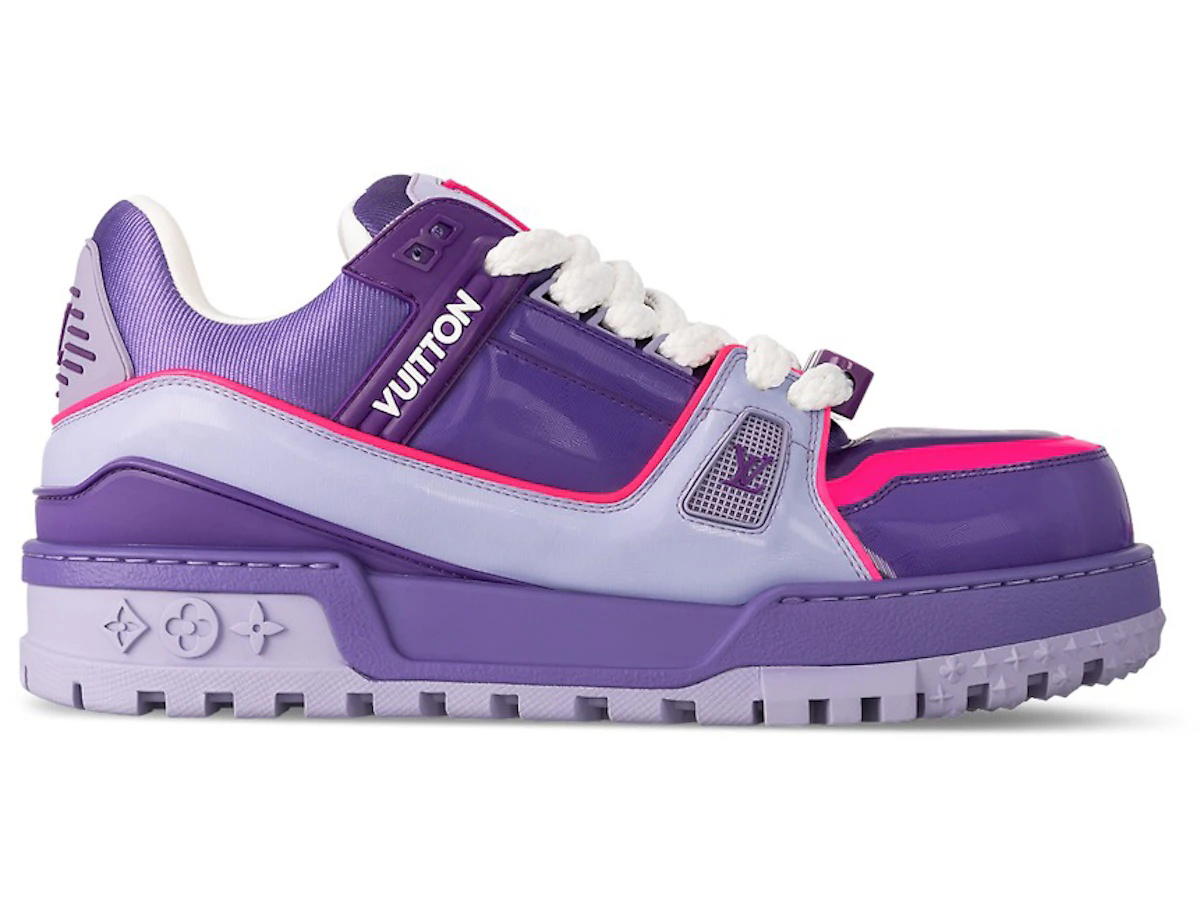 Louis Vuitton Louis Vuitton LV Trainer Maxi Purple Pink