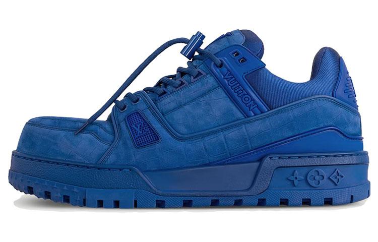 Louis Vuitton Louis Vuitton LV Trainer Maxi Sneaker Blue