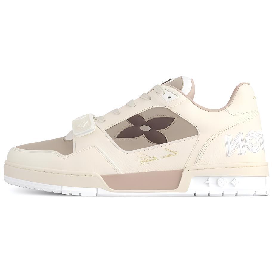 Louis Vuitton Louis Vuitton Trainer Casual Shoes Men's Beige