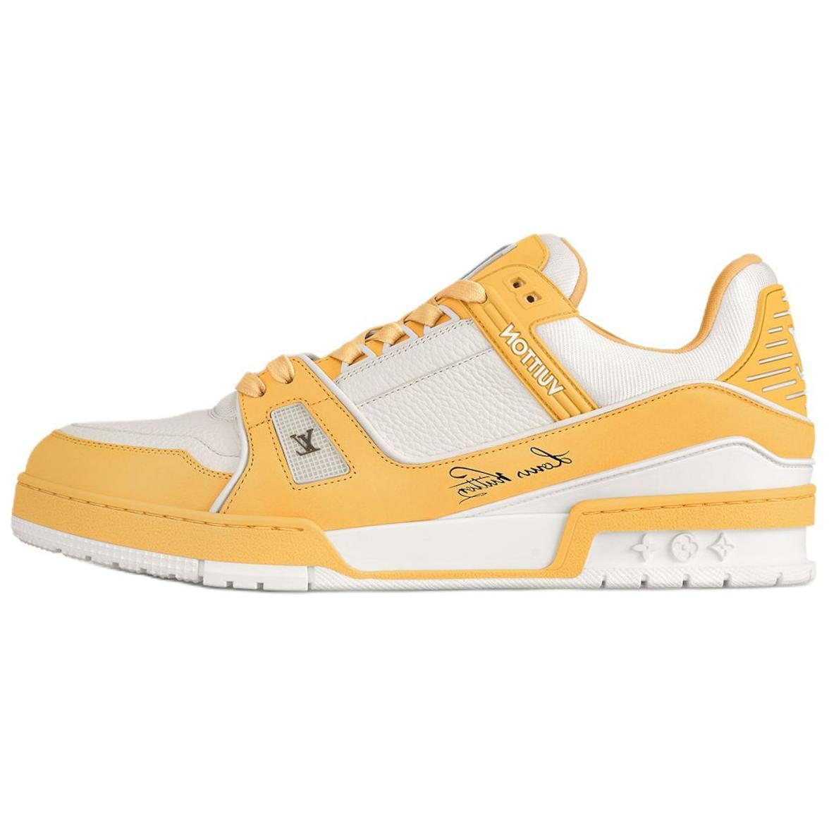Louis Vuitton Louis Vuitton Trainer Skateboard Shoes Men's Yellow