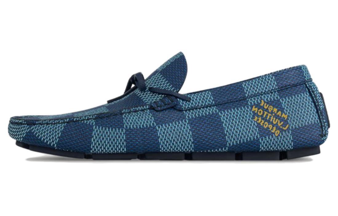 Louis Vuitton Louis Vuitton Driver Loafers Men's Marine Blue