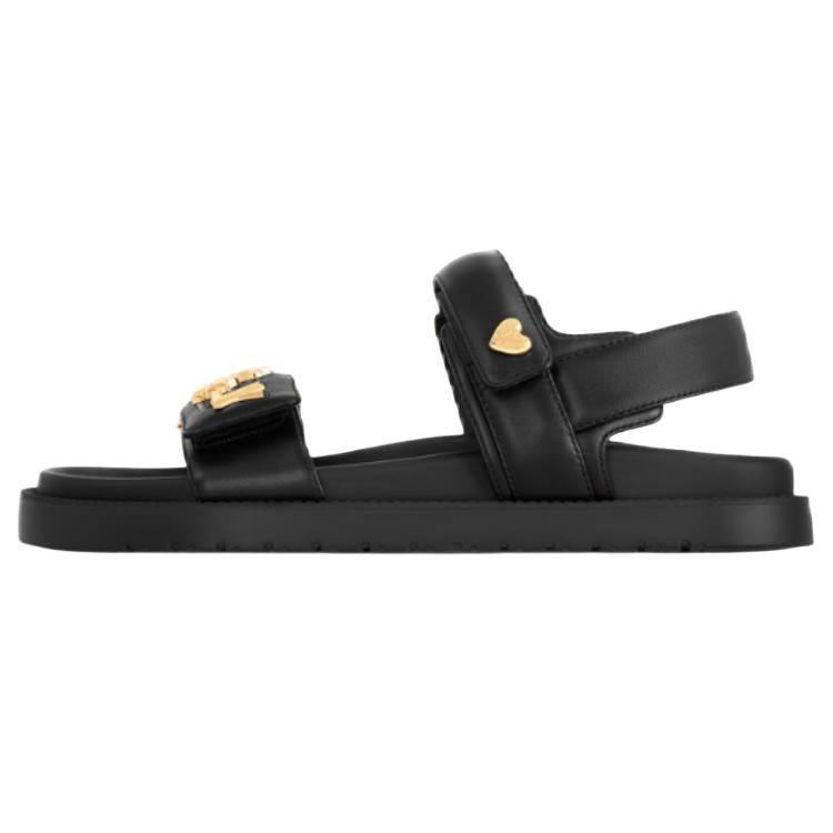 Louis Vuitton Louis Vuitton LV Sunset Strap Sandals Women's Black