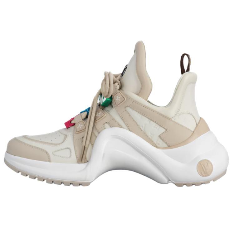 Louis Vuitton Louis Vuitton Archlight Low-Top Casual Shoes 5cm Women's Beige