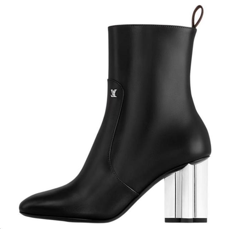 Louis Vuitton Louis Vuitton Silhouette Ankle Boots 8cm Women's Black