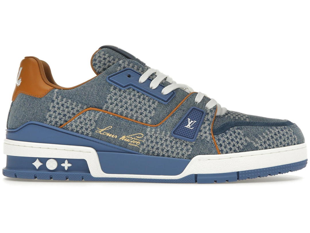 Louis Vuitton Louis Vuitton LV Trainer Blue Damier 3D Denim