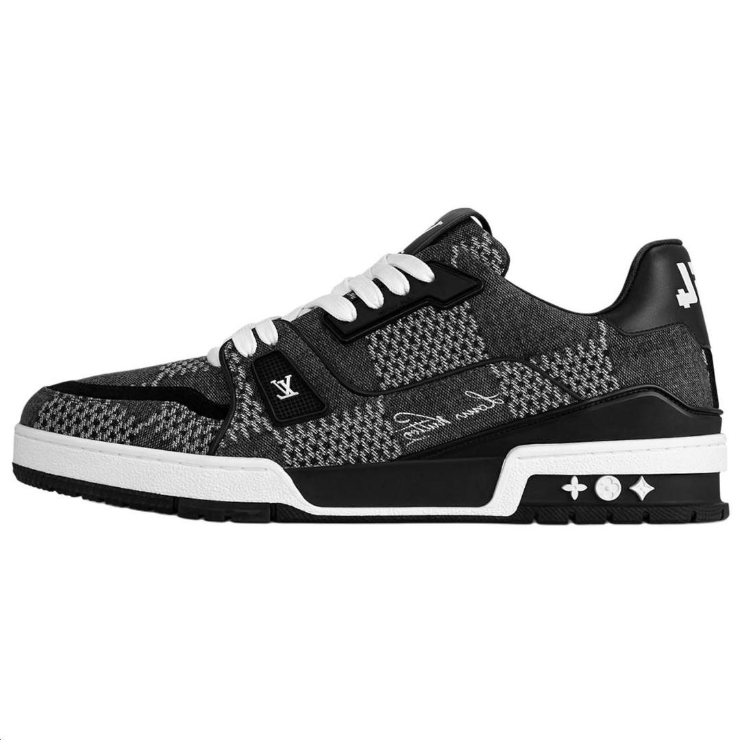 Louis Vuitton Louis Vuitton LV Trainer Black Damier 3D Denim