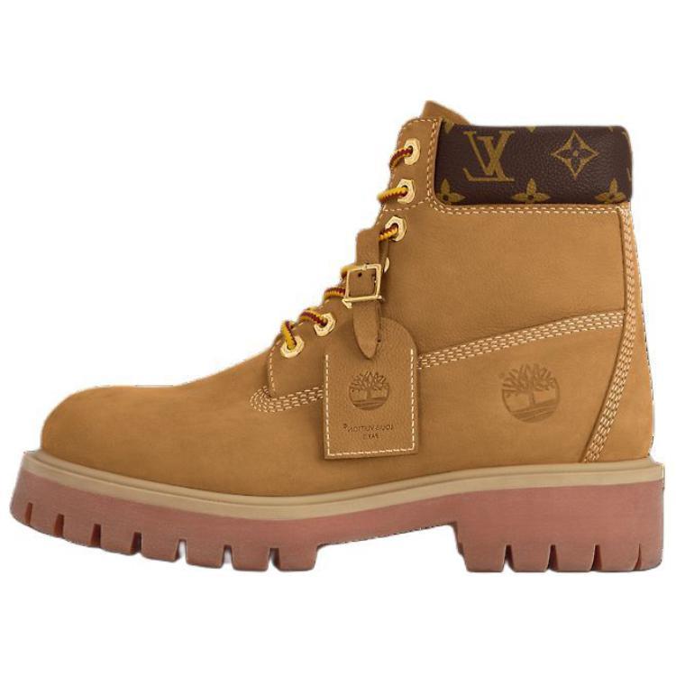 Louis Vuitton Timberland x Louis Vuitton Short Martin Boot Men's Brown
