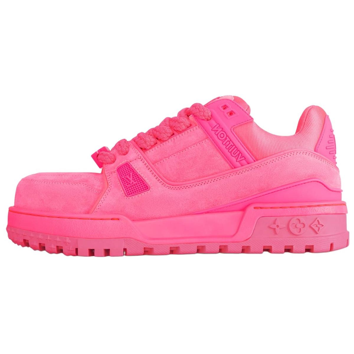 Louis Vuitton Louis Vuitton Trainer Maxi Low Top Skateboard Shoes Unisex Pink