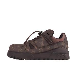 Buy Louis Vuitton Trainer Maxi Low Top Skateboard Shoes Unisex Brown at Sasom – Authentic and Ready to Ship
