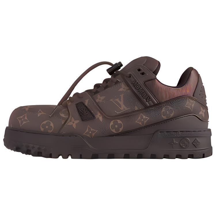Louis Vuitton Louis Vuitton Trainer Maxi Low Top Skateboard Shoes Unisex Brown