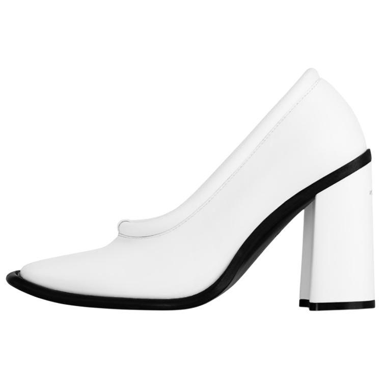 Louis Vuitton Louis Vuitton Berlin Chunky Heel High Heels 9.5cm Women's White