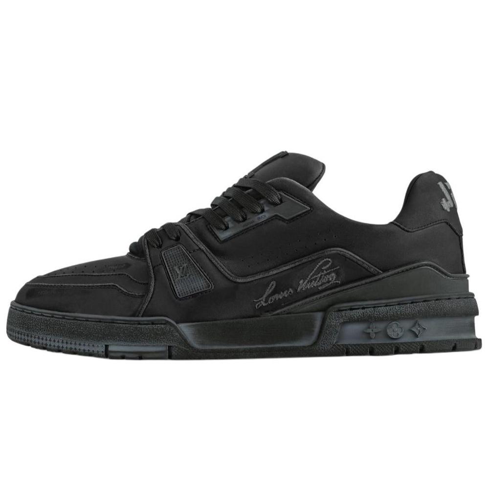 Louis Vuitton Louis Vuitton Trainer Low Top Skateboard Shoes Men's Black