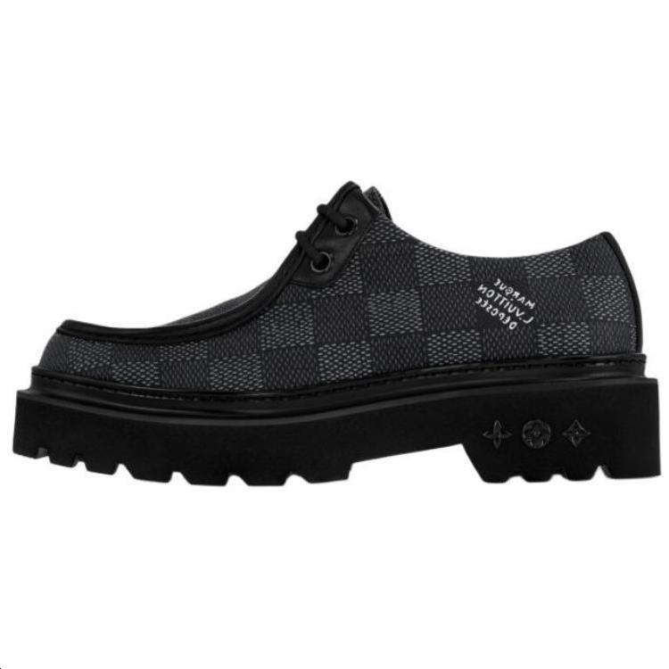 Louis Vuitton Louis Vuitton Ranger Derby Ebene Casual Shoes Men's Black