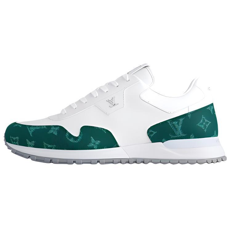 Louis Vuitton Louis Vuitton Run Away Low Top Casual Shoes Men's White Green