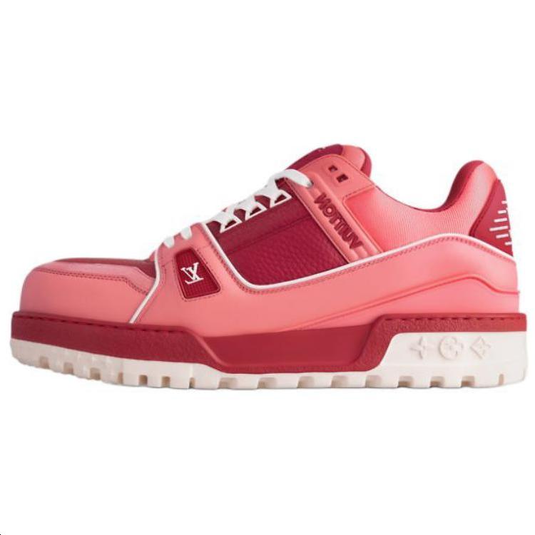 Louis Vuitton Louis Vuitton Trainer Maxi Low-Top Skateboard Shoes Men's Red