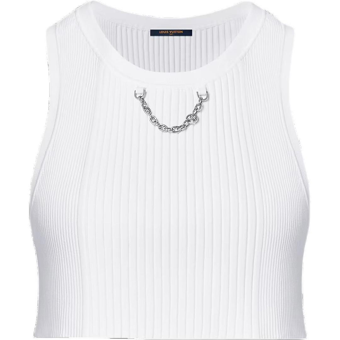 Louis Vuitton Louis Vuitton Ribbed Crop Top
