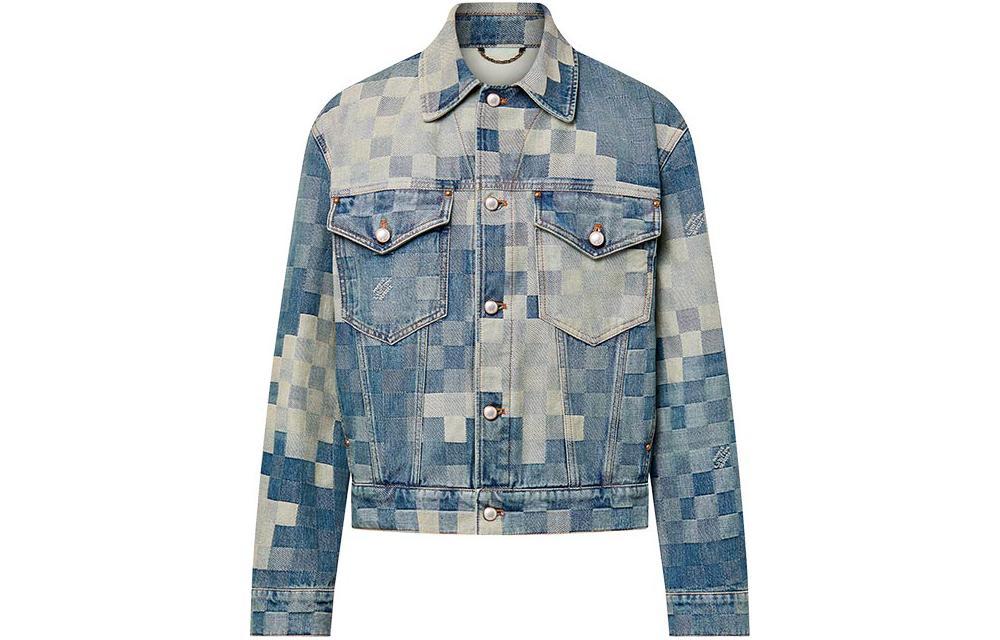Louis Vuitton Louis Vuitton Damier Damoflage Classic Denim Jacket