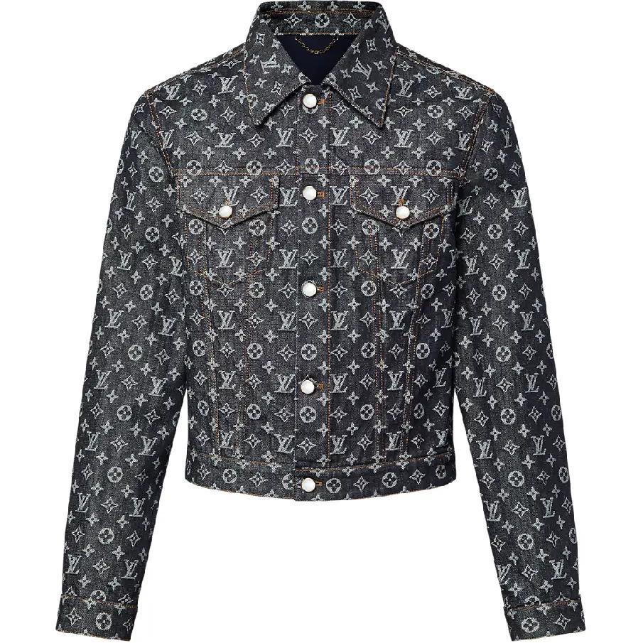 Louis Vuitton Louis Vuitton 1AGHUN Monogram Jacquard Denim Jacket