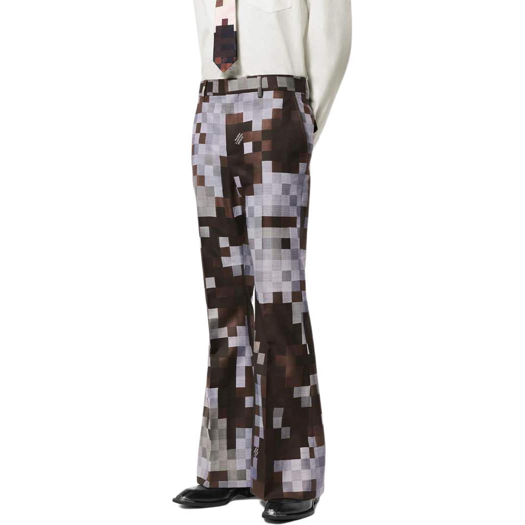 Louis Vuitton Louis Vuitton Silk And Wool-Blend Tailored Flared Pants