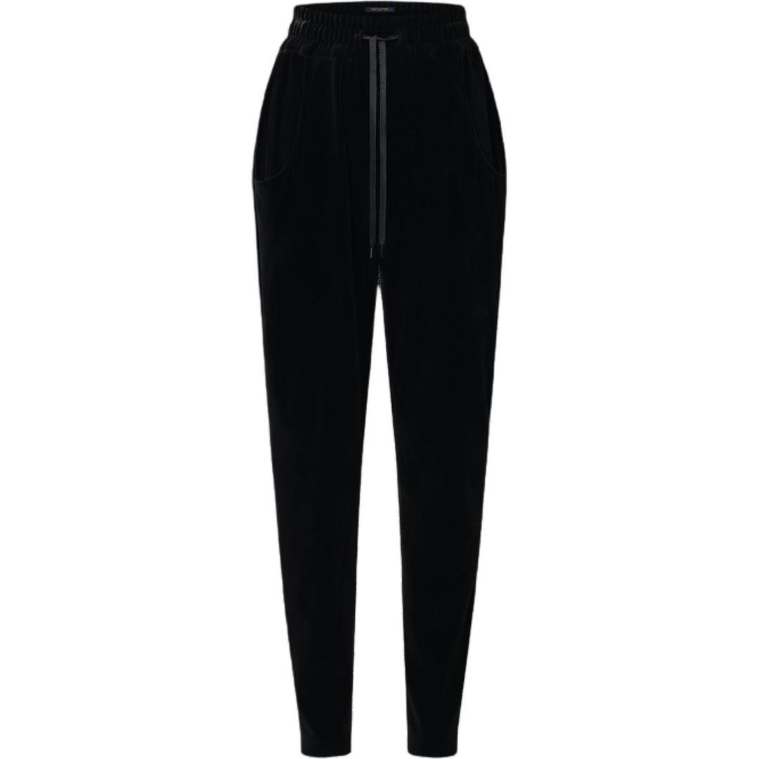 Louis Vuitton Louis Vuitton Knitted Sports Pants Women's Black