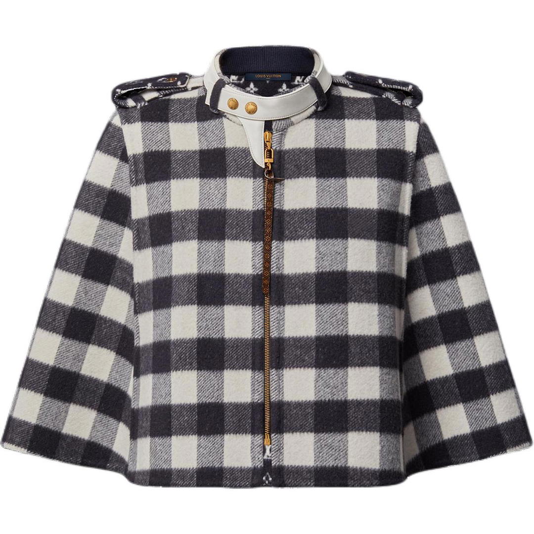 Louis Vuitton Louis Vuitton Double Face Check Cape