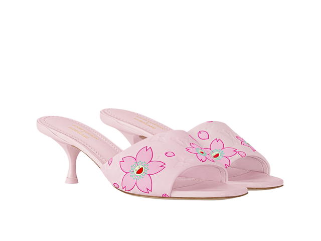 Louis Vuitton Louis Vuitton X Takashi Murakami Neo 6AM Mule Light Pink - view 2