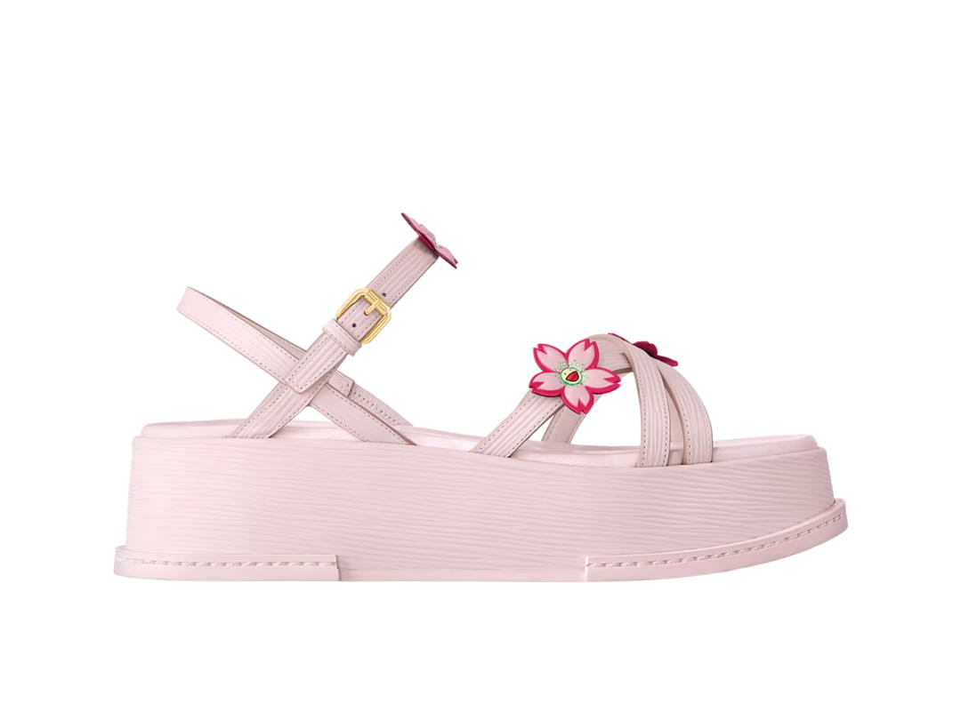 Louis Vuitton Louis Vuitton X Takashi Murakami Maya Platform Sandal Light Pink