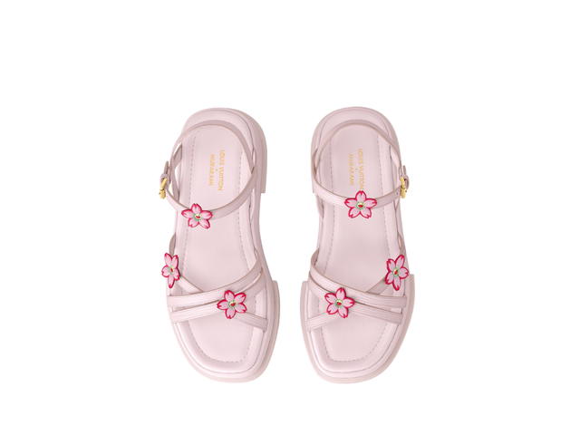 Louis Vuitton Louis Vuitton X Takashi Murakami Maya Platform Sandal Light Pink - view 3