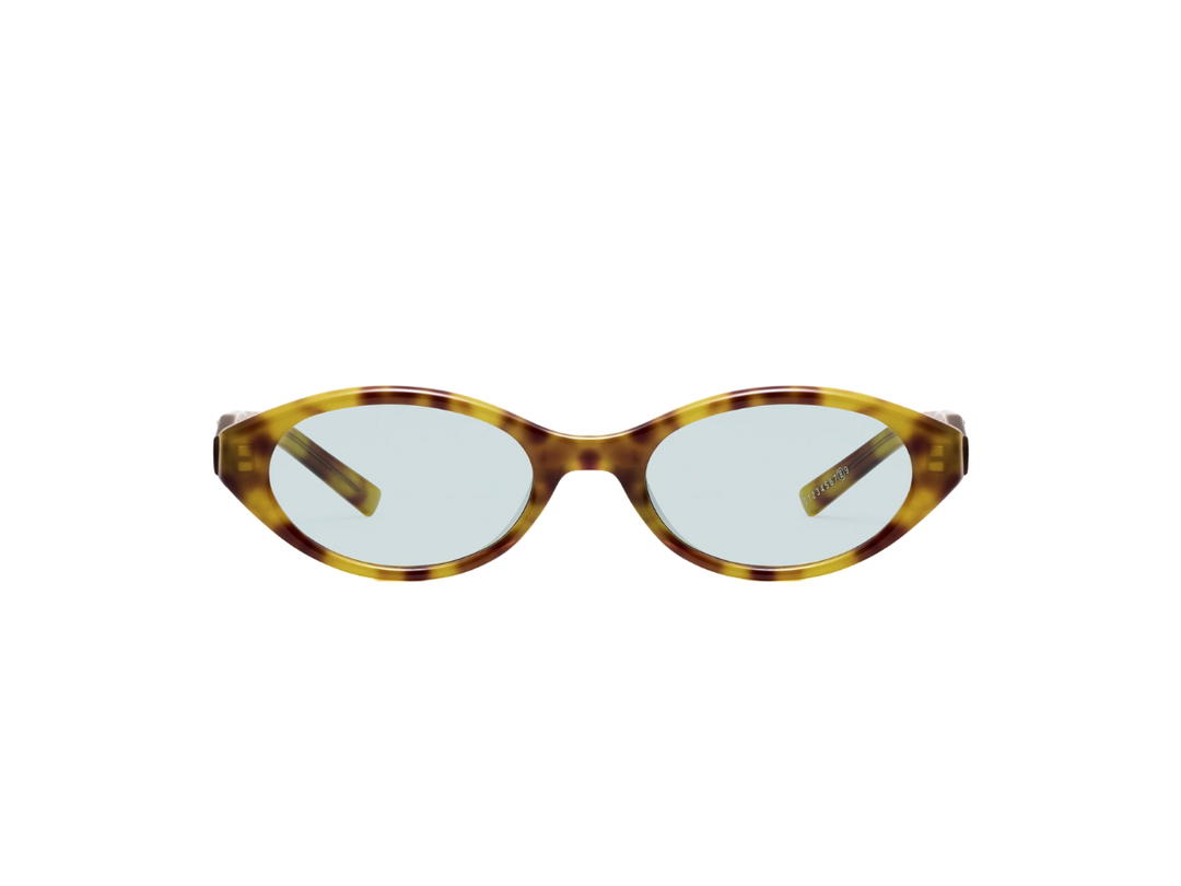 Gentle Monster Gentle Monster Maison Margiela In Tortoise Acetate Frame With Green Lenses