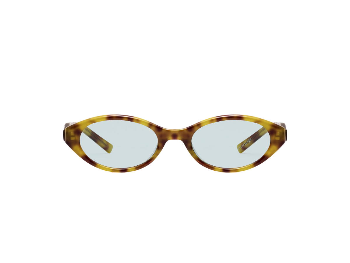 Gentle Monster Gentle Monster Maison Margiela In Tortoise Acetate Frame With Green Lenses