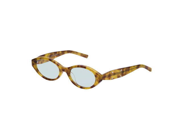 Gentle Monster Gentle Monster Maison Margiela In Tortoise Acetate Frame With Green Lenses - view 2