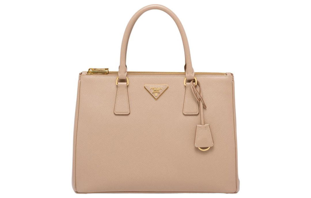 Prada Prada Galleria Killer Bag Calfskin Shoulder Bag, Crossbody Bag, Handbag Large Size Women's Cameo Brown