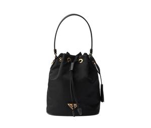 Buy Prada Re Edition Fabric With Leather Bucket Bags One Shoulder Handbags Mini Women's Black at Sasom – Authentic and Ready to Ship