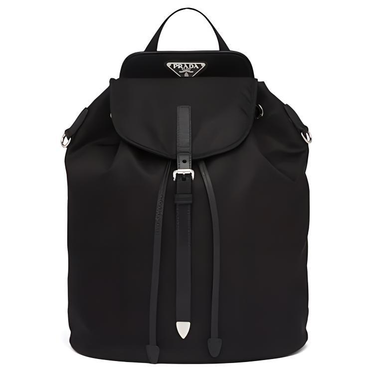 Prada Prada Nylon Fabric Backpack Women's Black