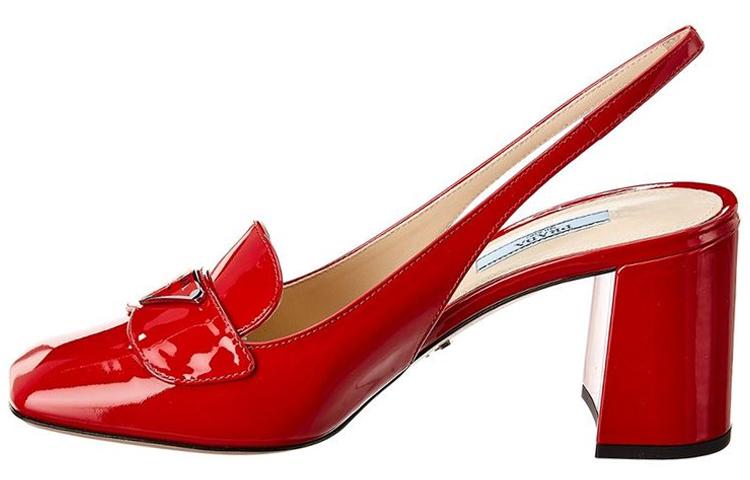 Prada Prada Slim Heel High Heels Women's Red