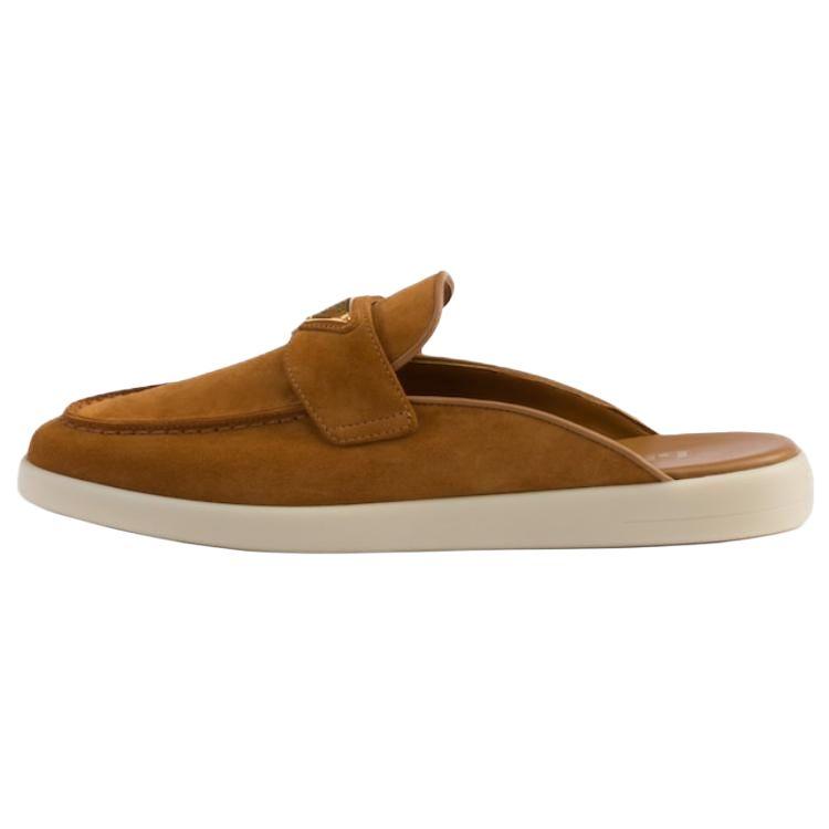Prada Prada Wrap-toe Slippers Women's Brown