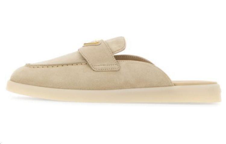 Prada Prada Fuzzy Wrap toe Slippers Women's Beige