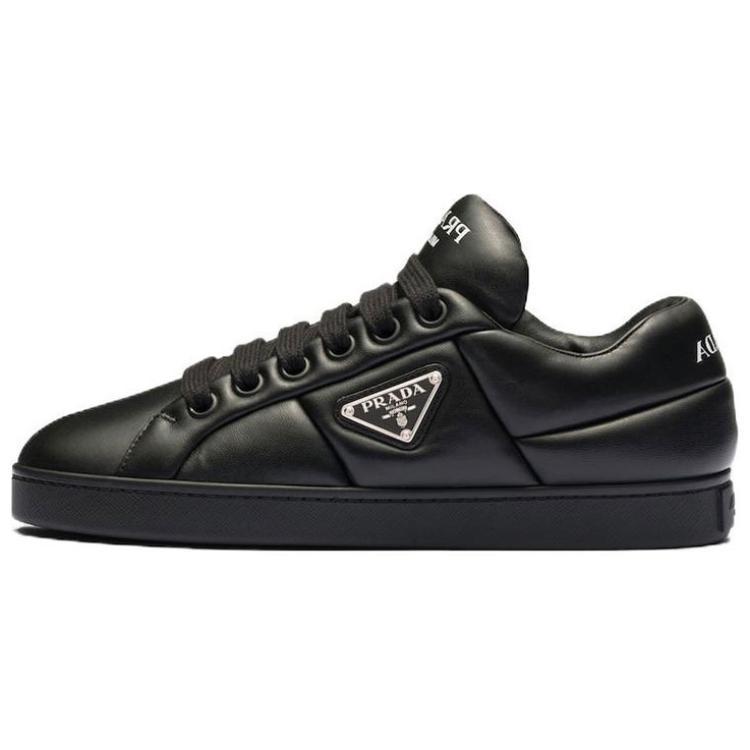 Prada Prada Low Top Skateboard Shoes Women's Black
