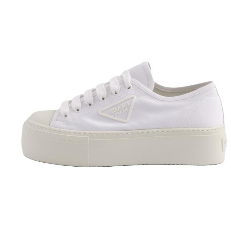 Prada Prada Low-Top Skateboard Shoes Women's White